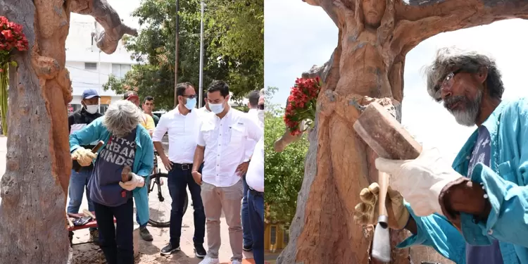 Cristo del árbol en Valledupar