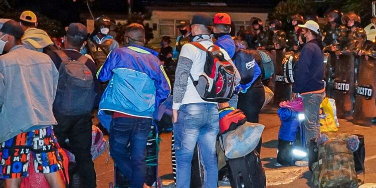 Migrantes venezolanos Bucaramanga