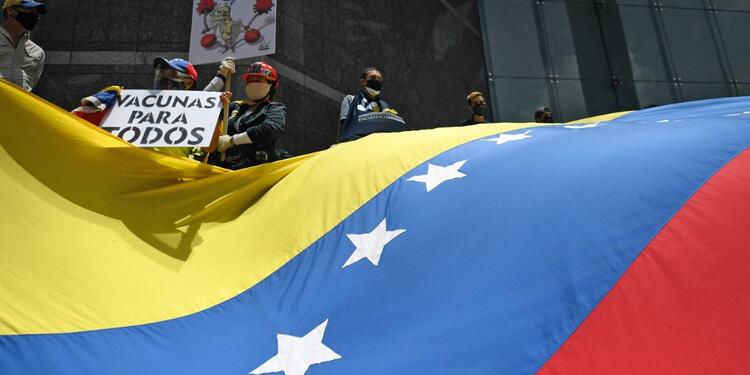 Protestas en Venezuela por vacunas