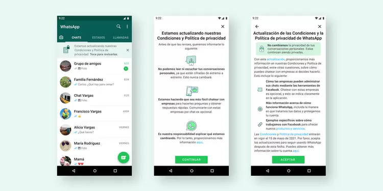 Aviso de WhatsApp Aviso de WhatsApp