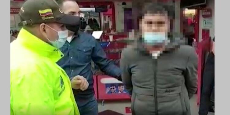Captura de extorsionista