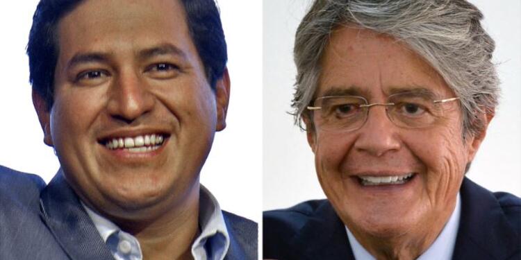 Andrés Arauz y Guillermo Lasso, candidatos elecciones presidenciales en Ecuador
