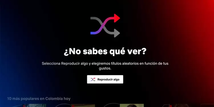 Netflix, estrena función reproducir algo