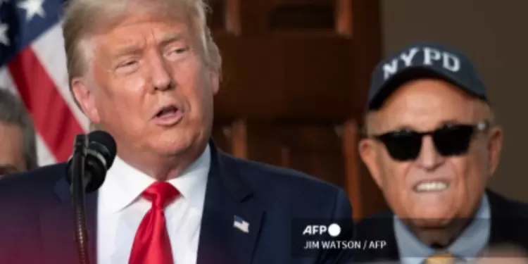 Donald Trump y Rudy Giuliani