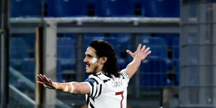 Cavani en el Manchester United Cavani en el Manchester United