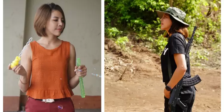Htar Htet Htet, exreina de belleza en Birmania