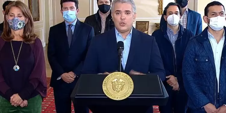 Iván Duque anuncia retiro de proyecto de reforma tributaria Iván Duque anuncia retiro de proyecto de reforma tributaria