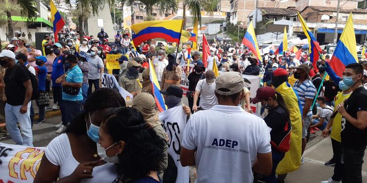 Marchas en Cali.