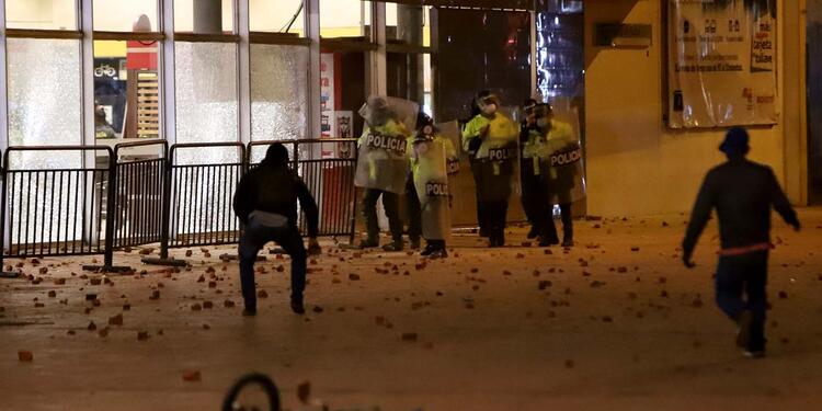 Protestas en Bogotá - Disturbios en Suba