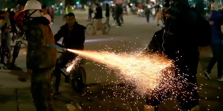 Protestas en Bogotá - Disturbios en Suba