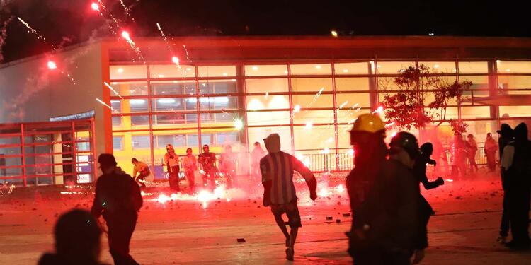 Protestas en Bogotá - Disturbios en Suba