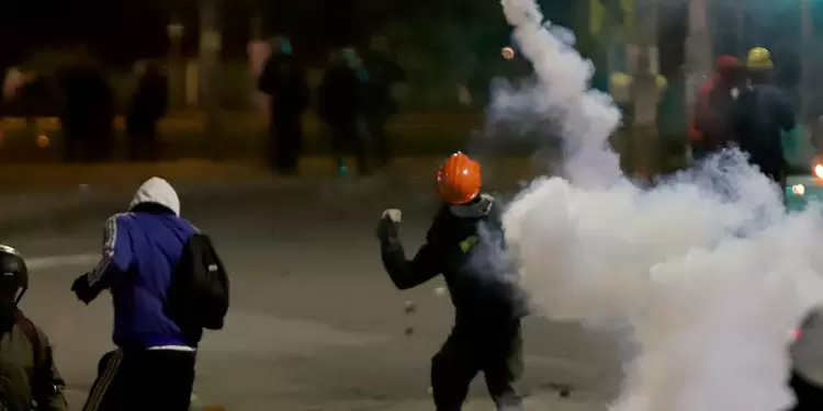 Protestas en Bogotá - Disturbios en Suba