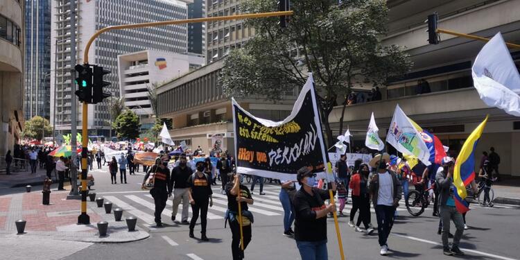 Marchas en Bogotá Marchas en Bogotá