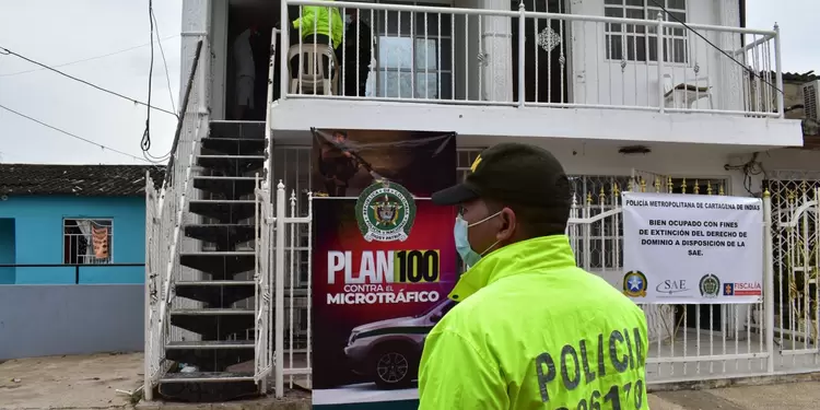 Aplican extinción de dominio a viviendas que pertenecían una estructura criminal en Cartagena