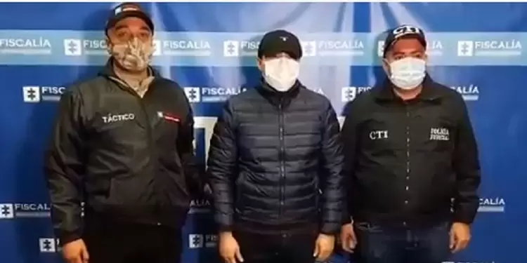 Captura del senador Richard Aguilar en Bogotá