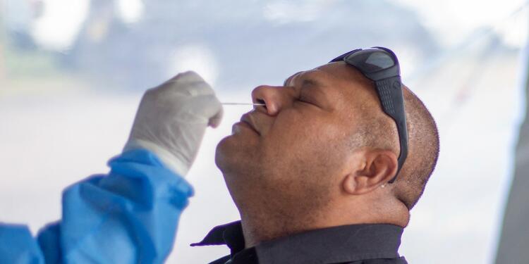 Prueba para detectar el coronavirus.