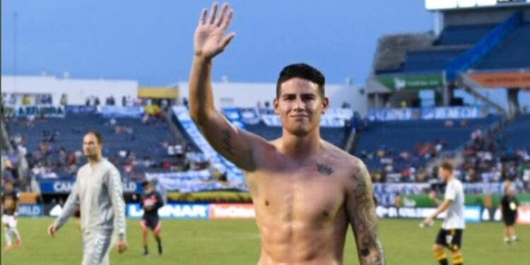 James Rodríguez, futbolista colombiano