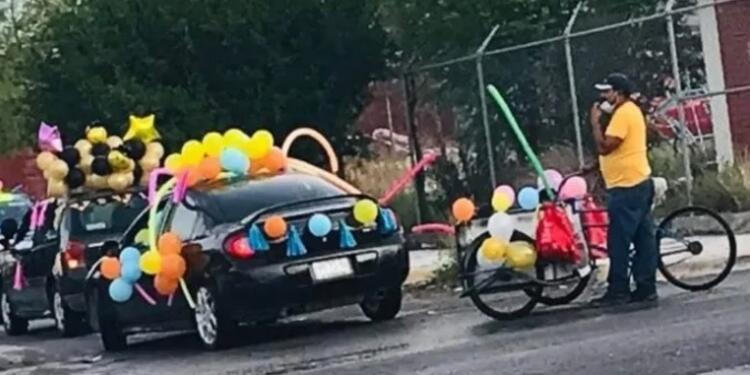 Triciclo decorado