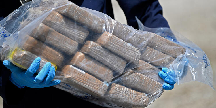 Cocaína incautado
