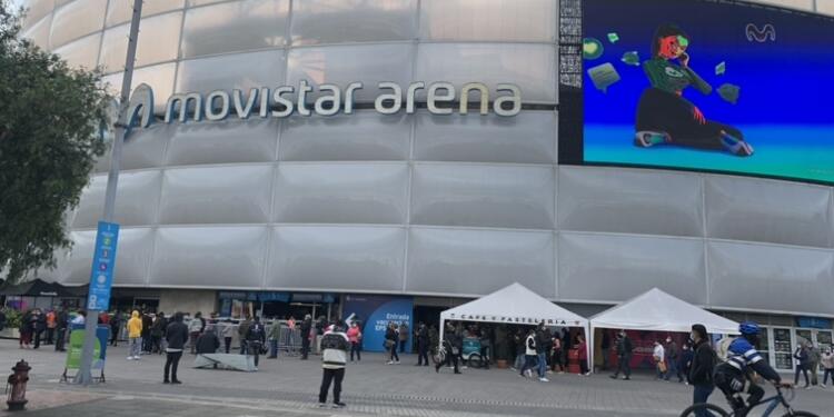 Vacunación hinchas Movistar Arena