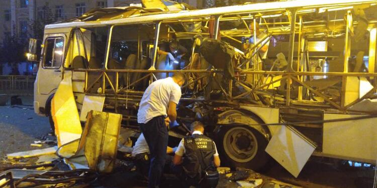 Explosión de bus en Rusia