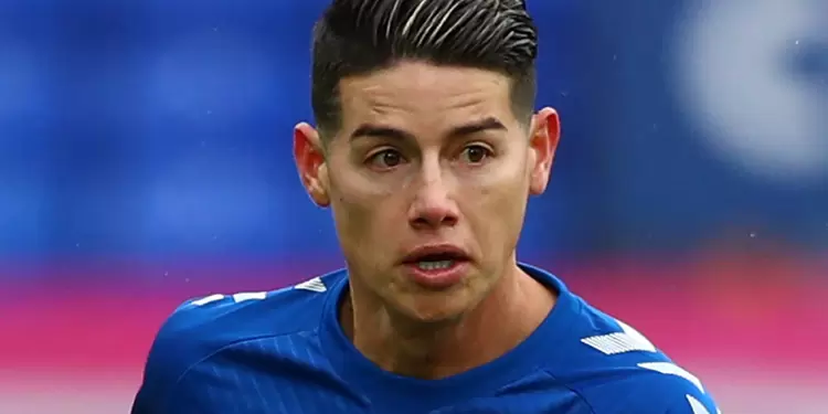 James rodríguez, Everton, Premier League 2021