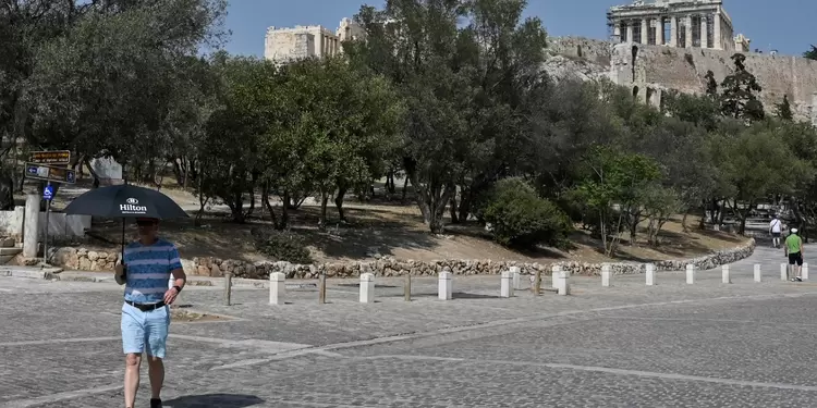 Ola de calor en Grecia