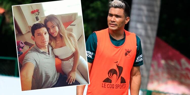 Teófilo Gutiérrez, Roberto Ovelar y su esposa