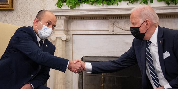 Primer ministro de Israel, Naftalí Bennett y Joe Biden