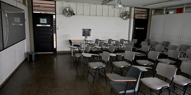 Salón de clases en la universidad del Valle