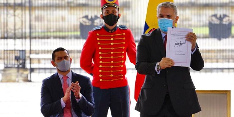 Presidente Iván Duque en Palacio de Nariño