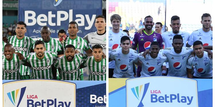 Atlético Nacional y Millonarios 2021-II
