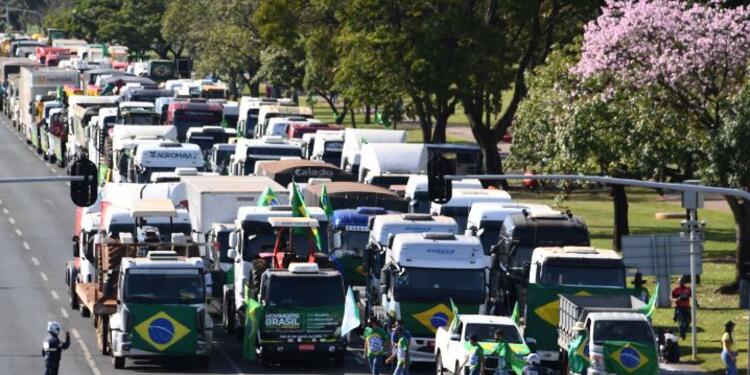 Bloqueos en Brasil en apoyo a Jair Bolsonaro