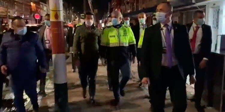 Iván Duque en visita a estación de policía de Puente Aranda Iván Duque en visita a estación de policía de Puente Aranda