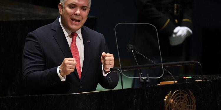 Presidente Iván Duque en Asamblea General 76 de la ONU en Estados Unidos.