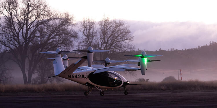 eVTOL, prototipo de taxi volador eVTOL, prototipo de taxi volador