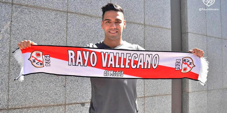 Radamel Falcao en el Rayo Vallecano Radamel Falcao en el Rayo Vallecano