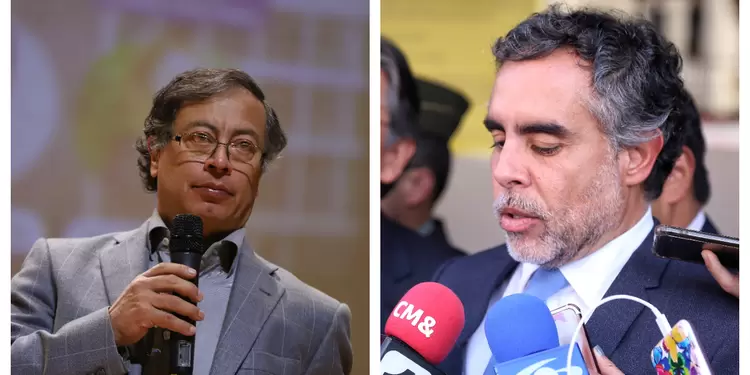 Gustavo Petro y Armando Benedetti Gustavo Petro y Armando Benedetti