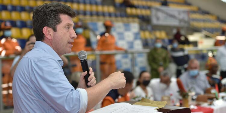 Ministro de defensa Diego Molano