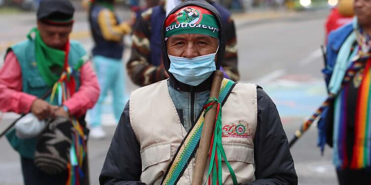 Protestas del paro nacional, en Bogotá.