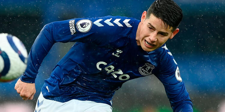 James Rodríguez hoy, Premier League noticias, Everton
