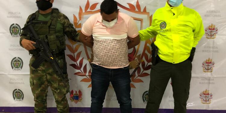 La captura se llevó a cabo en el municipio de San Bernardo del Viento
