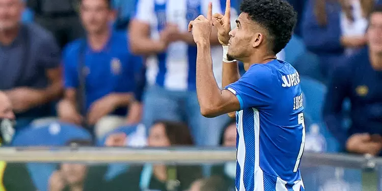 Luis Díaz celebra doblete que marcó con Porto Luis Díaz celebra doblete que marcó con Porto