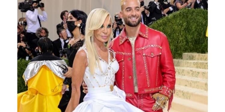 Maluma y Donatella Versace
