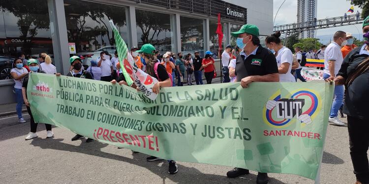 Manifestaciones en Bucaramanga