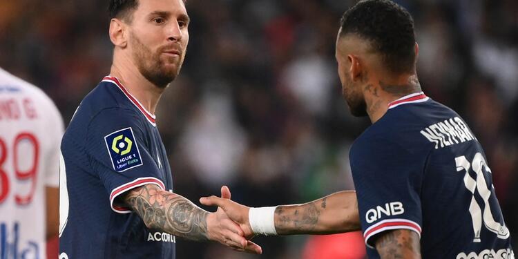 Messi y Neymar en el PSG