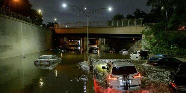 Inundaciones en Nueva York - tormenta Ida