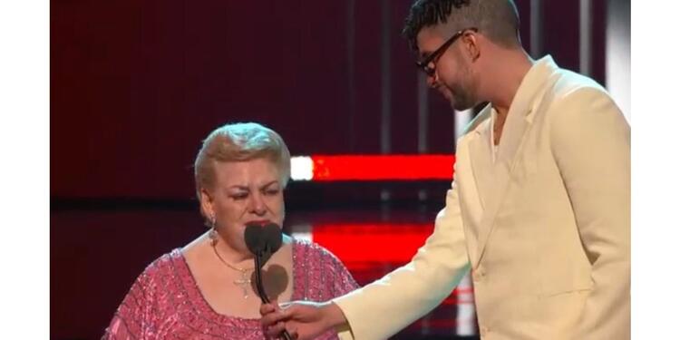 Paquita la del Barrio y Bad Bunny en los Billboard latinos
