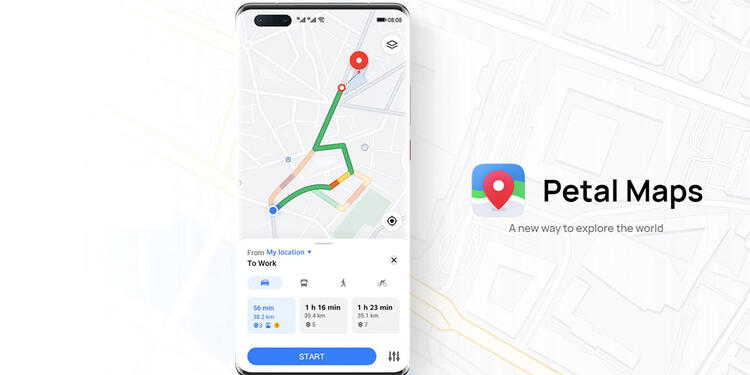 Petal Maps, app de Huawei