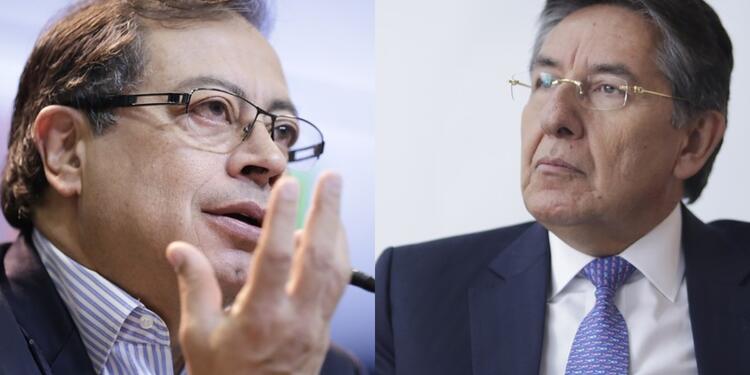 Gustavo Petro y Néstor Humberto Martínez. Gustavo Petro y Néstor Humberto Martínez.
